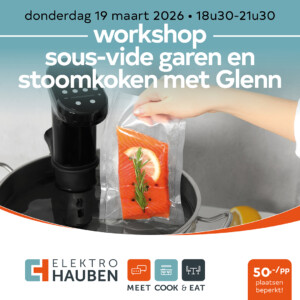 DO 19/03 Stoomkoken en sous-vide garen olv Glen en Yves